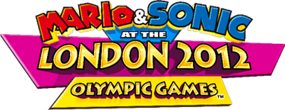 Mario & Sonic at the London 2012 Olympic Games title screen for Wii